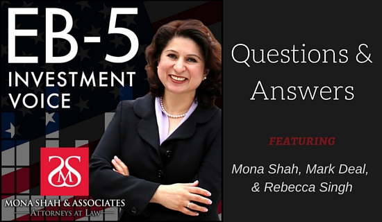 EB5 Questions and Answers