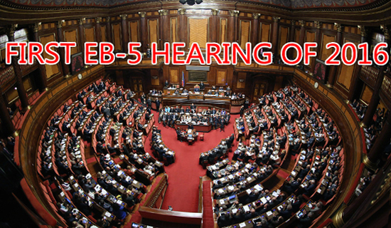 EB-5 Hearing 2016